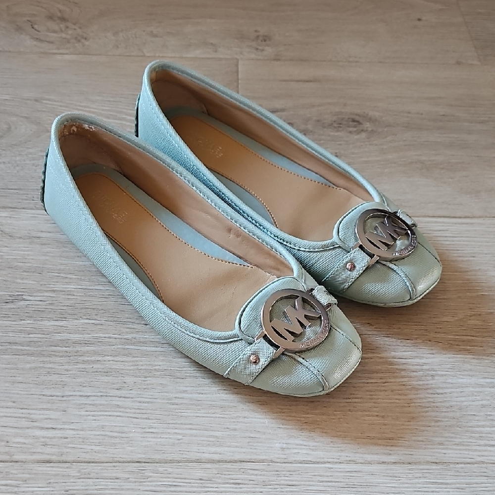 Michael Kors Women's Mint Green Loafers